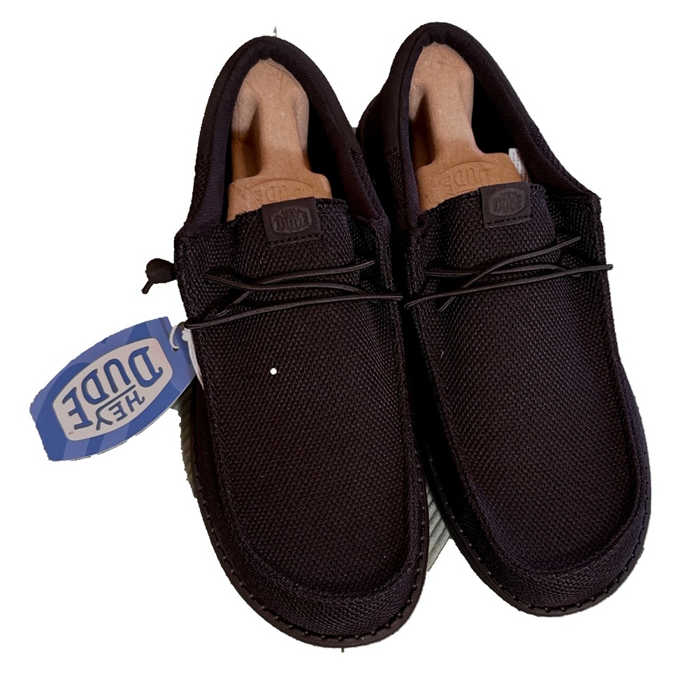 Hey Dude Men's Black Loafers